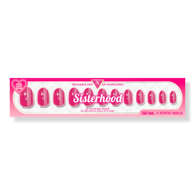Static Nails Legally Blonde X Static Nails Sisterhood Reusable Pop-On Manicures