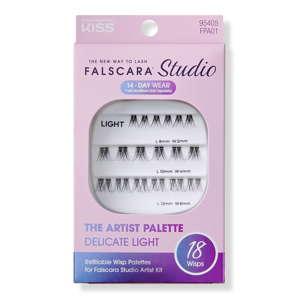 Kiss Falscara Studio Palette Lash Extension Refill Kit - Delicate Light