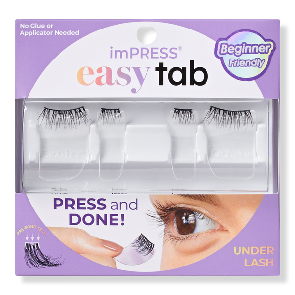 Kiss imPRESS Press On Falsies Easy Tab Self Adhesive Eyelashes #1