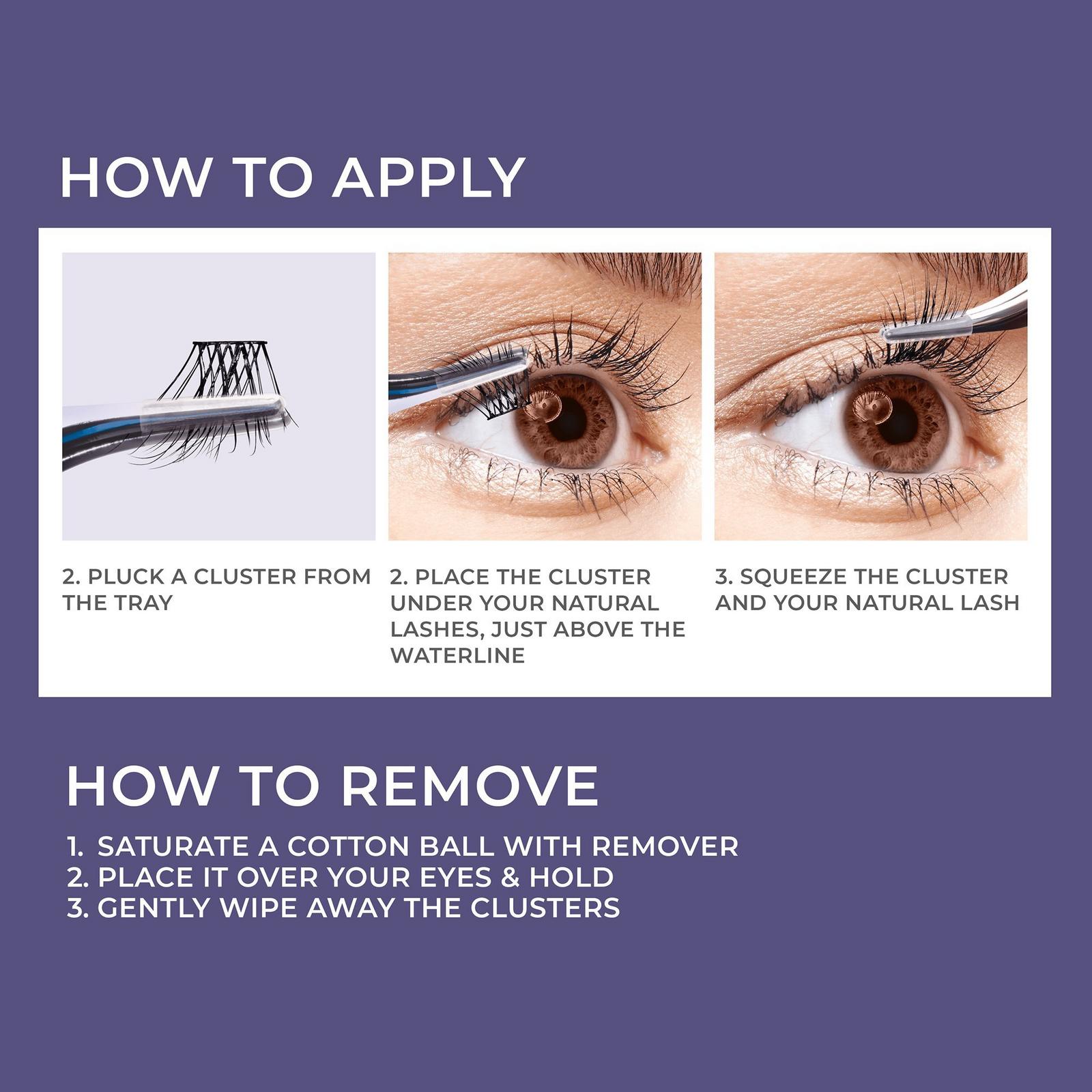 imPRESS Long Lasting Self Adhesive Eyelashes - Demi Wispy