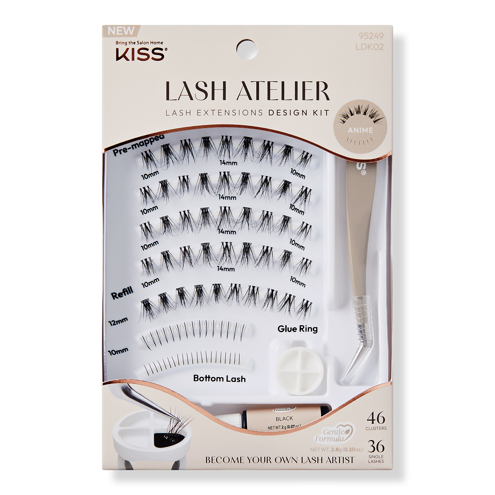 Kiss Lash Atelier Individual Lash Extension Kit #1