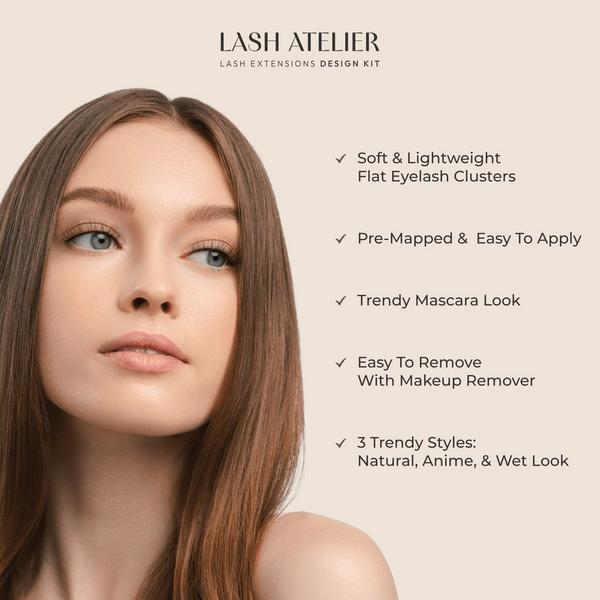 Kiss Lash Atelier Individual Lash Extension Kit #8