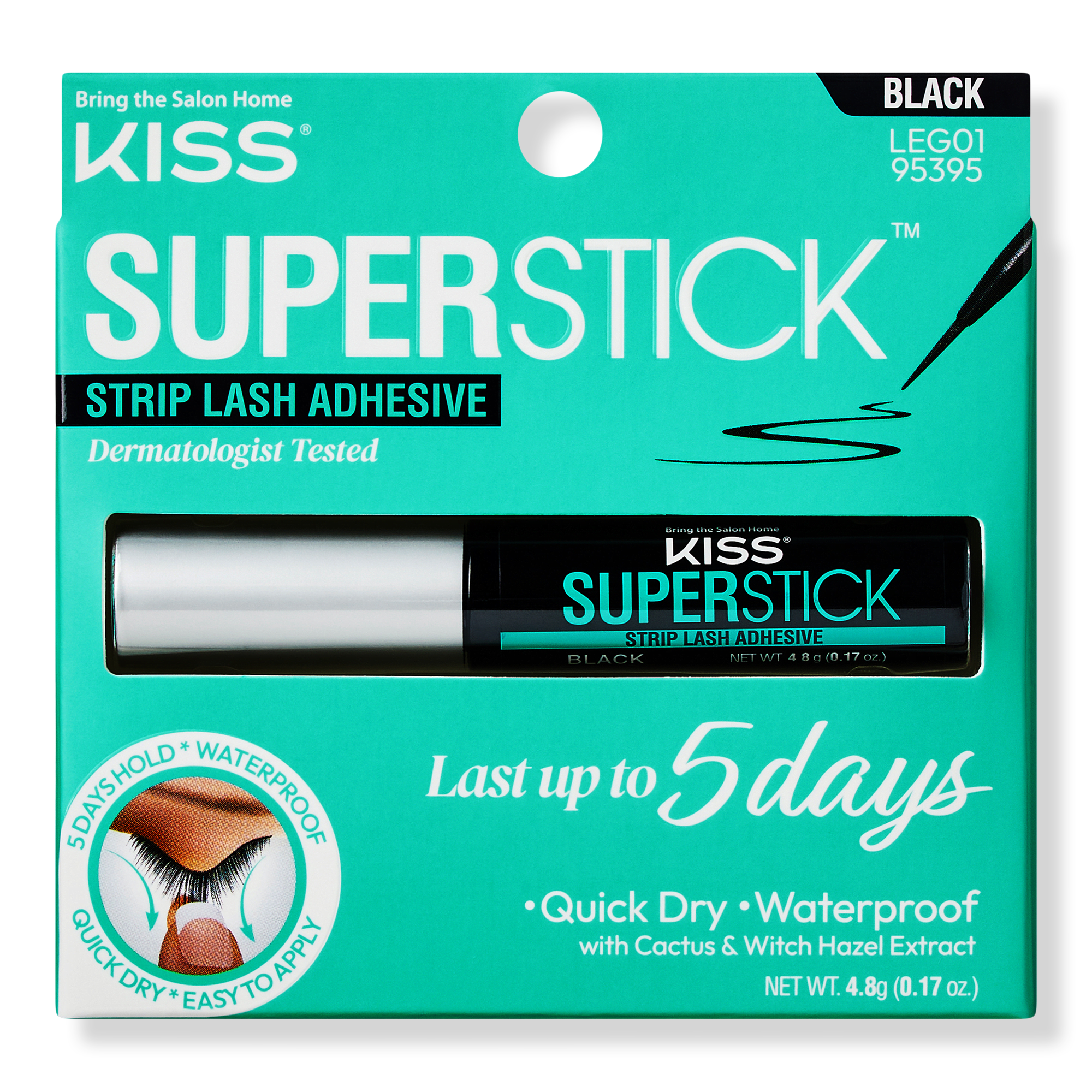 Kiss Super Stick 5-Day Extended Wear Strip Lash Adhesive #1