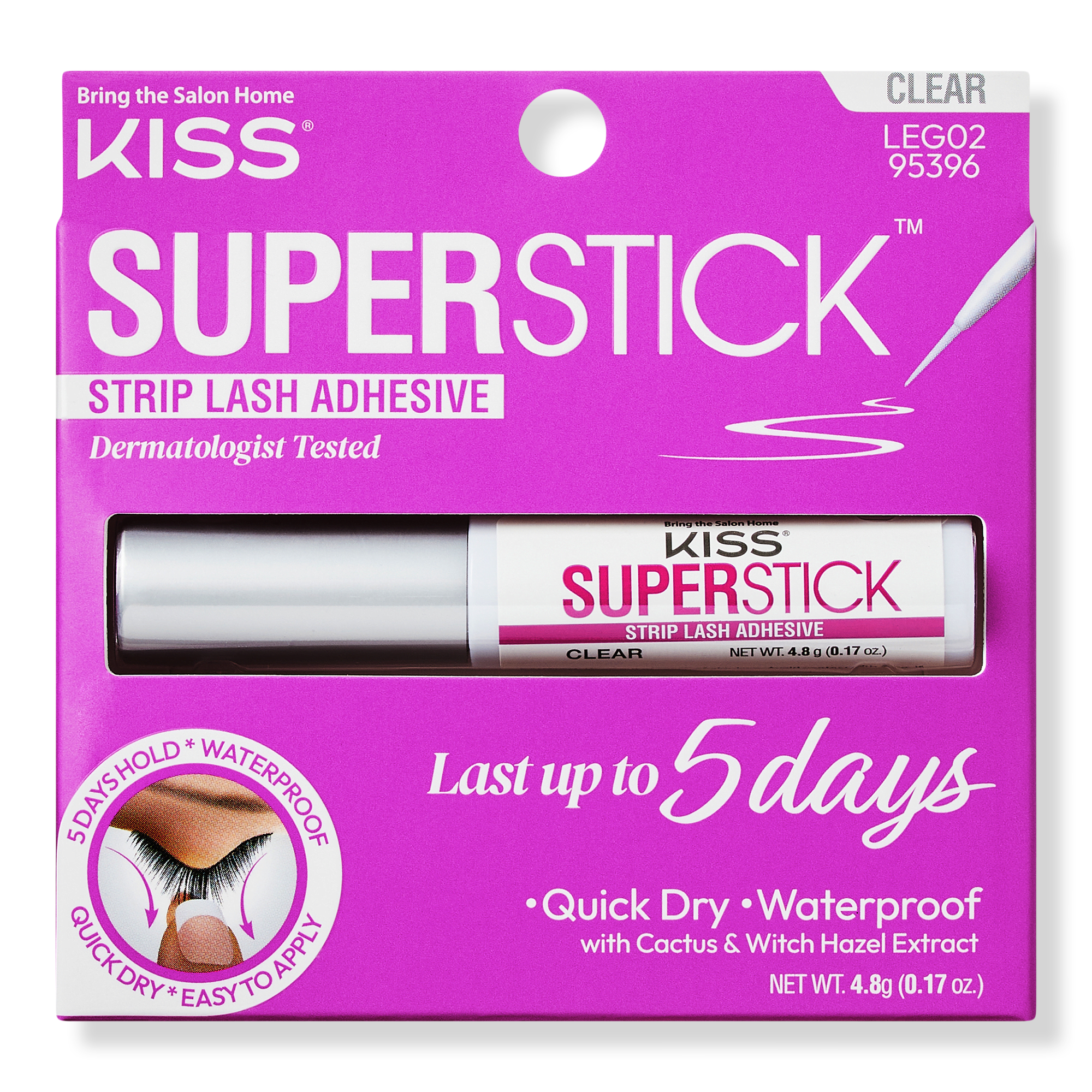 Kiss Super Stick 5-Day Extended Wear Strip Lash Adhesive #1