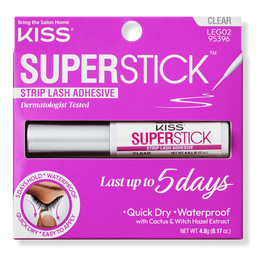 Kiss Super Stick 5-Day Extended Wear Strip Lash Adhesive - Clear