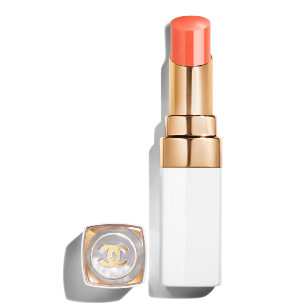 Chanel Rouge Coco Baume Shine Hydrating Beautifying Tinted Lip Balm - Buildable Color - Tender Peach