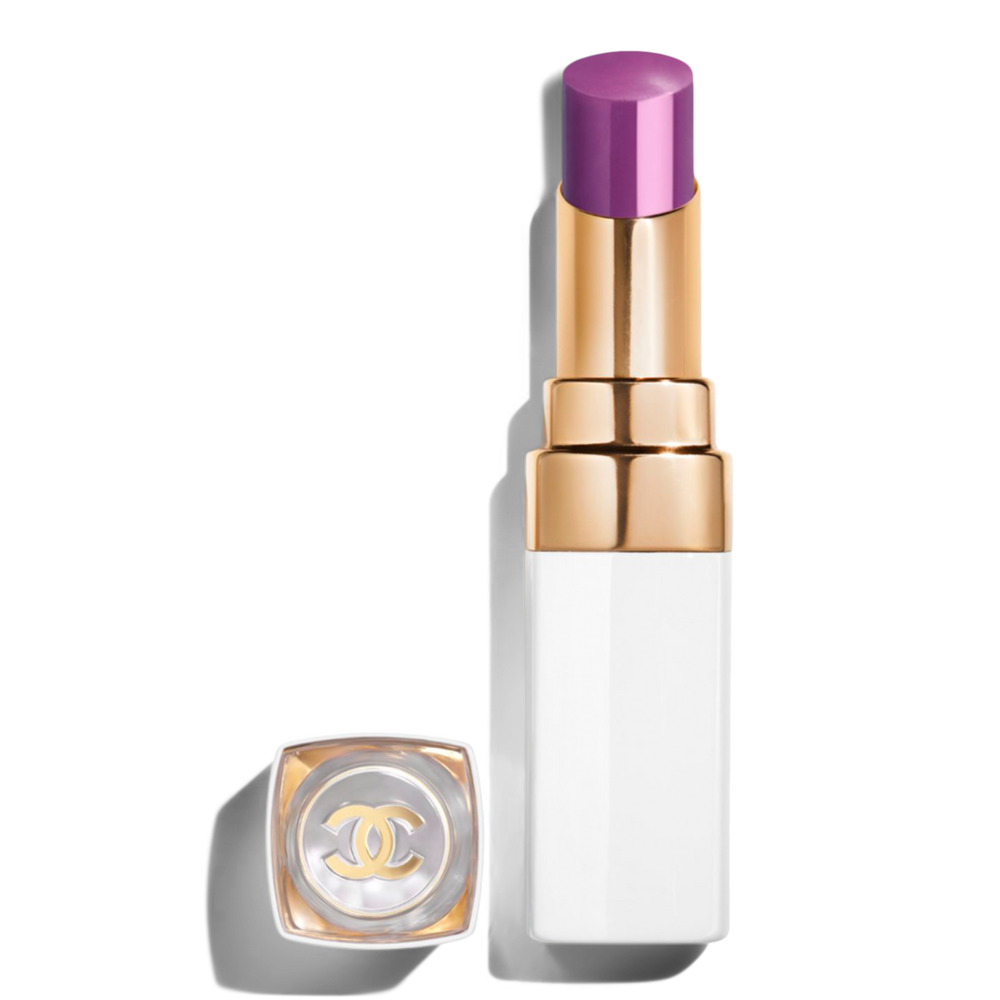 Chanel Rouge Coco Baume Shine Hydrating Beautifying Tinted Lip Balm - Buildable Color - Charming Lilac