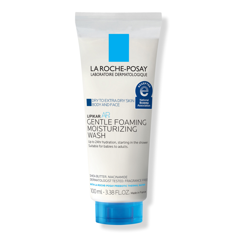 La Roche-posay Travel Size Lipikar Wash Ap+ Gentle Foaming Moisturizing Wash - 3.38 oz