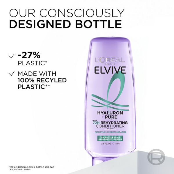 L'Oréal Elvive Hyaluron Pure 72H Rehydrating Conditioner, Oily Hair #4