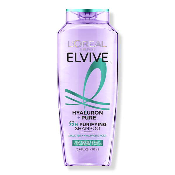 L'Oréal Elvive Hyaluron Plus Pure 72H Purifying Shampoo for Oily Hair #1