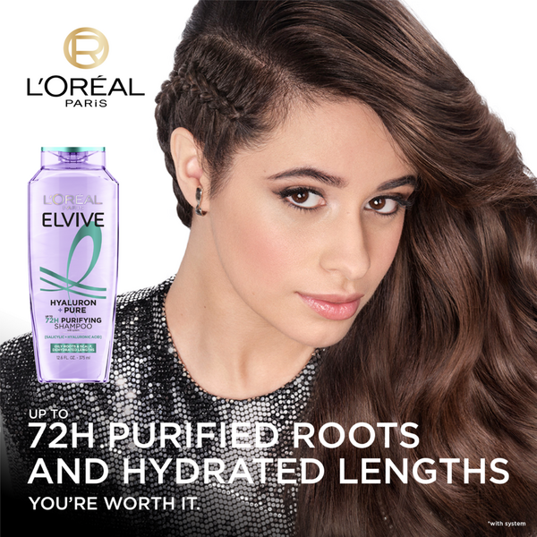 L'Oréal Elvive Hyaluron Plus Pure 72H Purifying Shampoo for Oily Hair #2