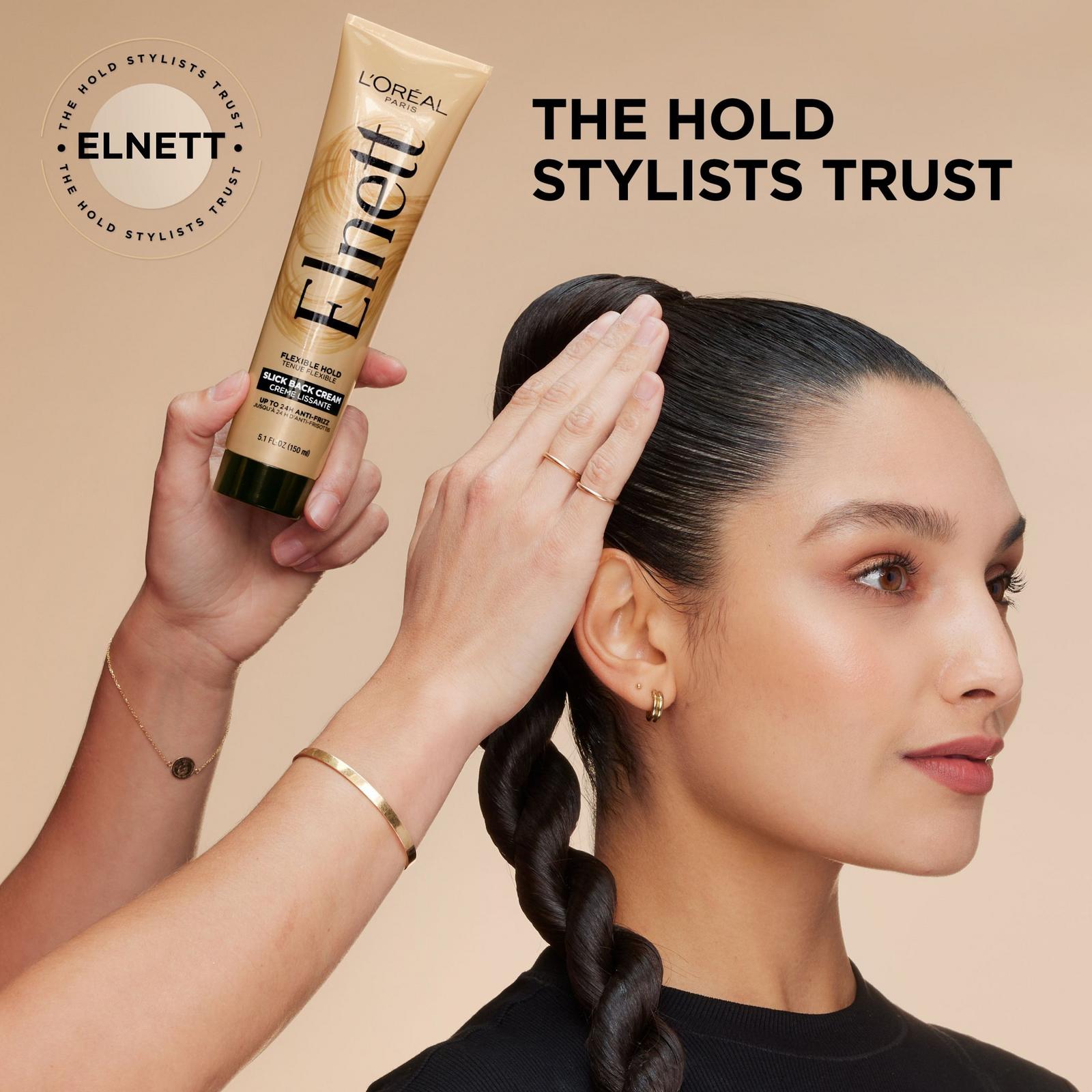 Elnett Anti-Frizz Slick Back Styling Cream for Flexible Hold