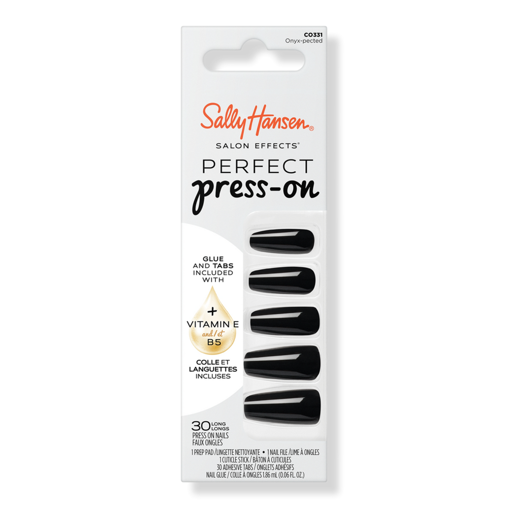 Sally Hansen Salon Effects Perfect Press-on Nails - Onyx-pected