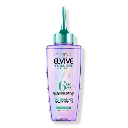 Elvive Hyaluron Pure Oil Erasing Serum, For Oily Hair