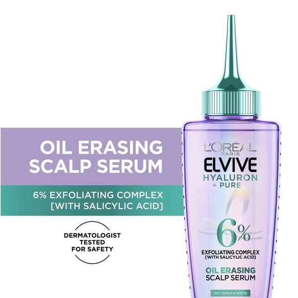 L'Oréal Elvive Hyaluron Pure Oil Erasing Serum, For Oily Hair #5