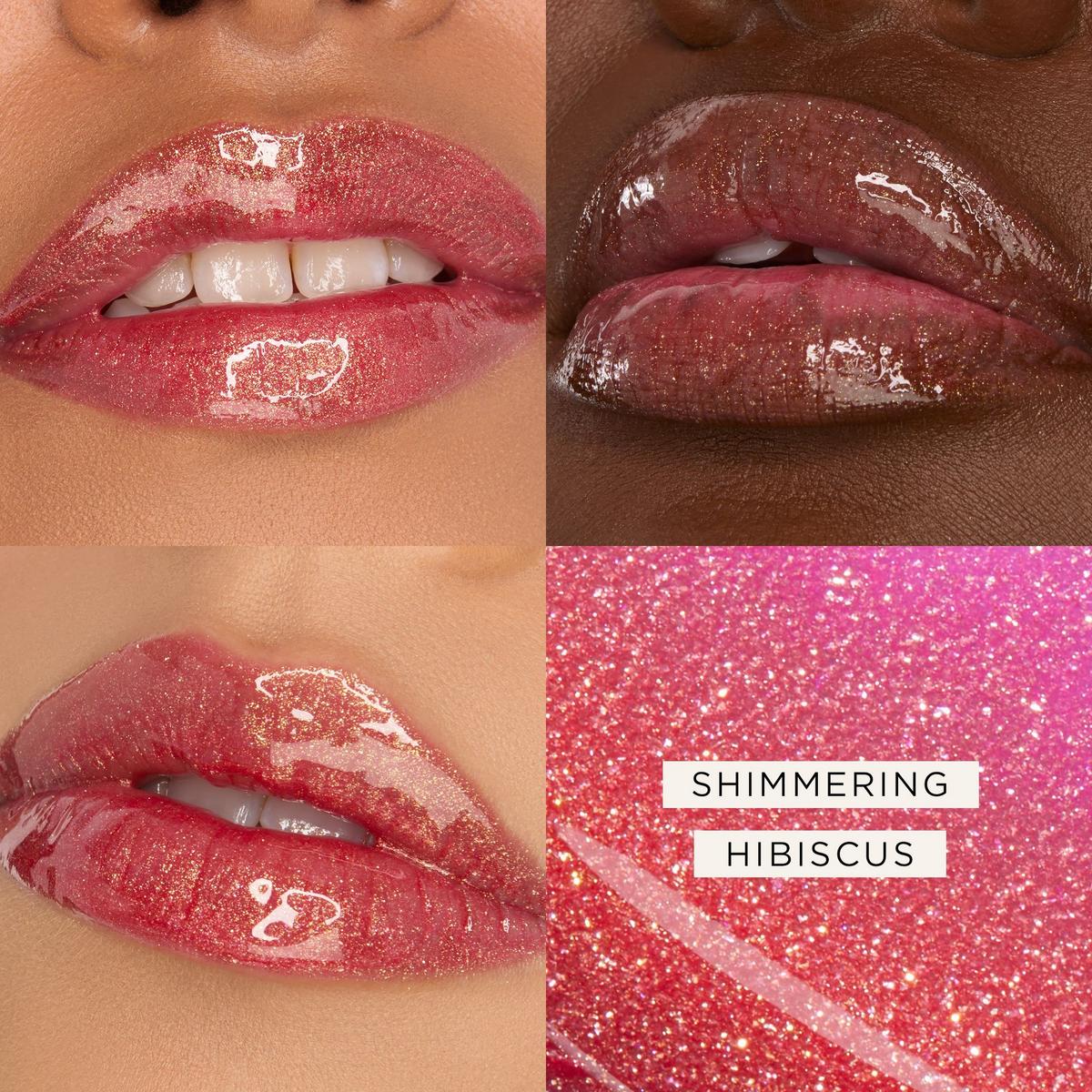 Travel Size Maracuja Lip Plumping Oil - Shimmering Hibiscus