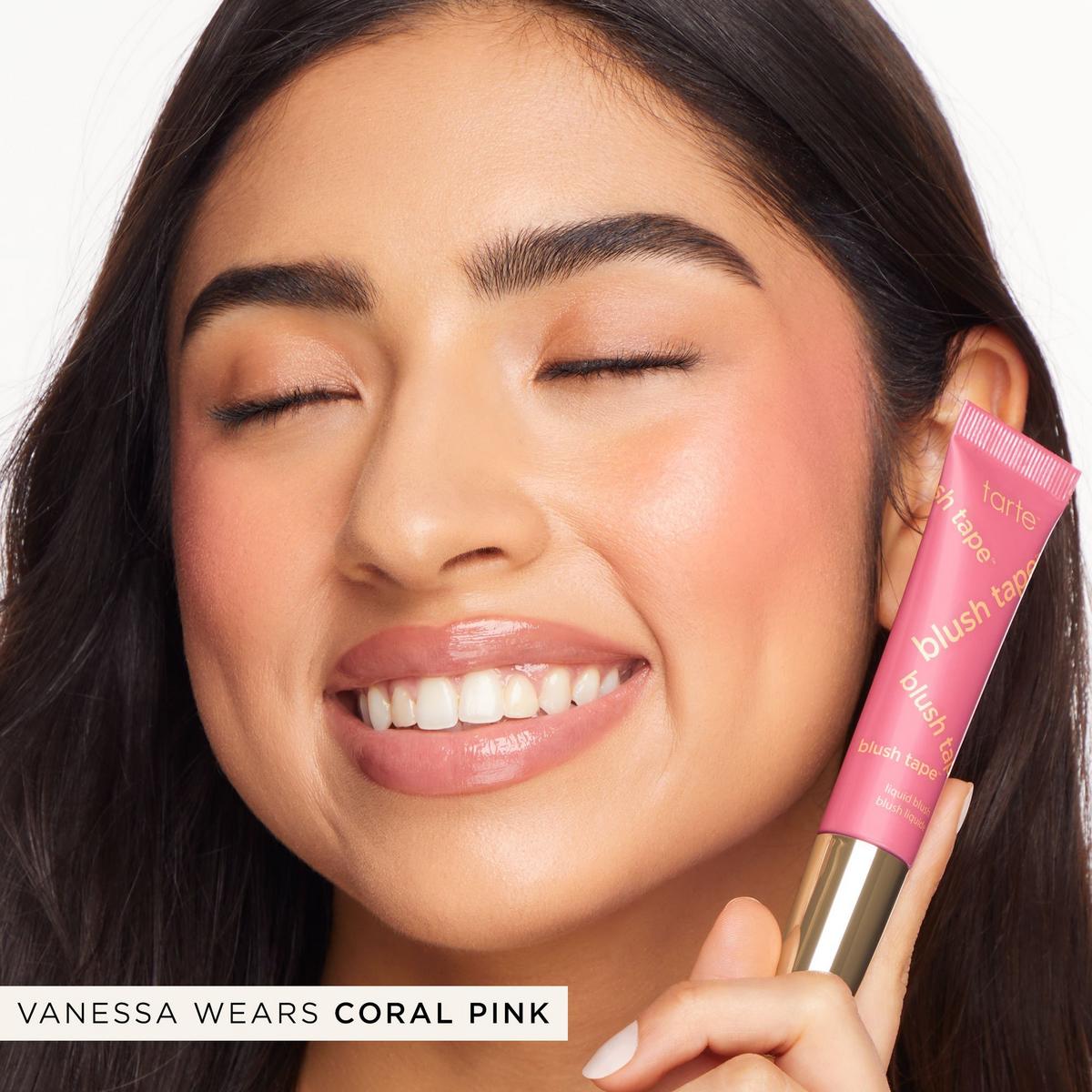 Satin Blush Tape Liquid Blush - Satin Coral Pink