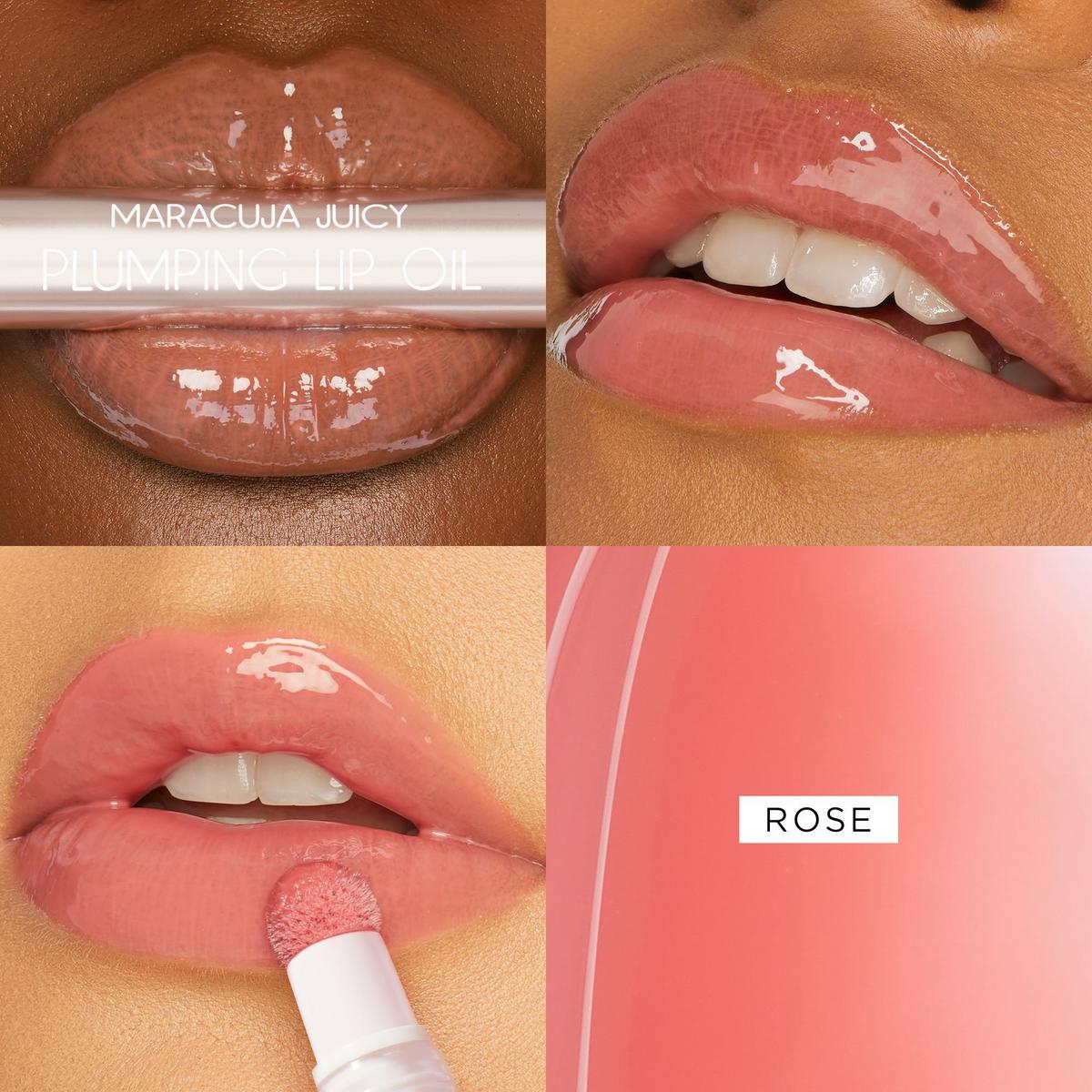 Travel Size Maracuja Lip Plumping Oil - Rose