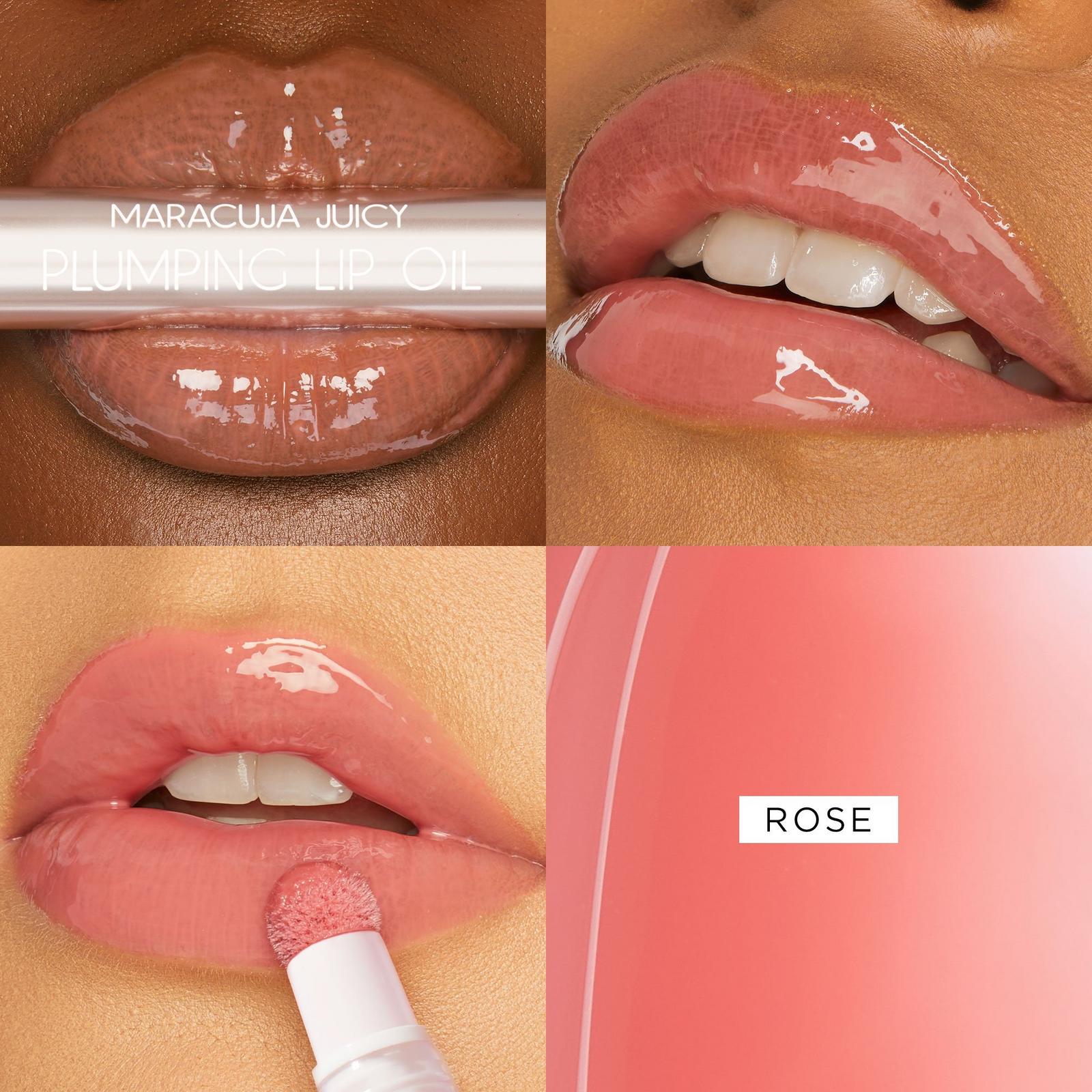 Travel Size Maracuja Lip Plumping Oil - Rose