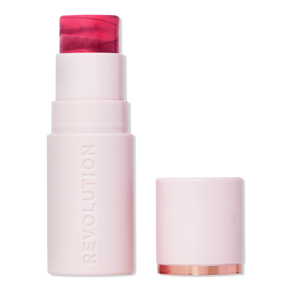Revolution Beauty Skin Silk Marble Blush Stick - Berry Flush