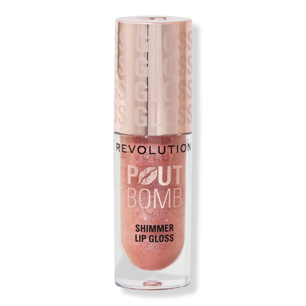 Revolution Beauty Pout Bomb Shimmer Gloss - Glimmer Nude