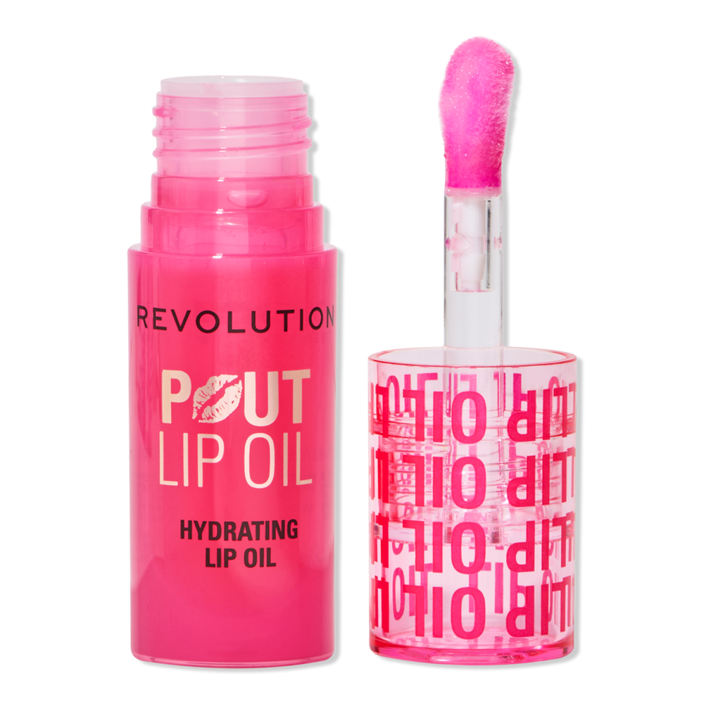 Revolution Beauty Pout Lip Oil - Watermelon Pink In Pink