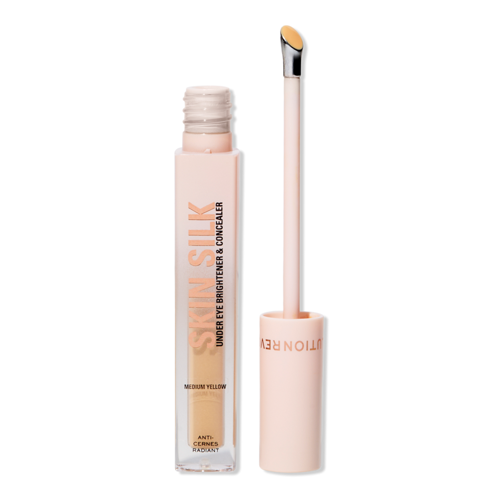 Revolution Beauty Skin Silk Under Eye Brightener & Concealer - Medium Yellow In Yellow