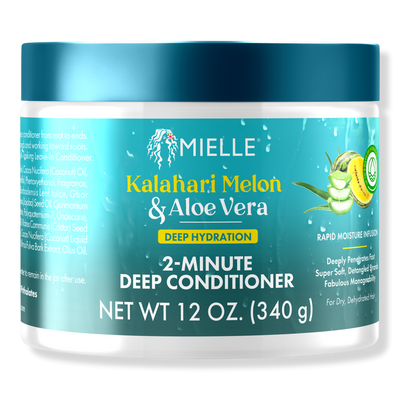 Mielle Kalahari Melon & Aloe Vera Deep Hydration 2-Minute Deep Conditioner