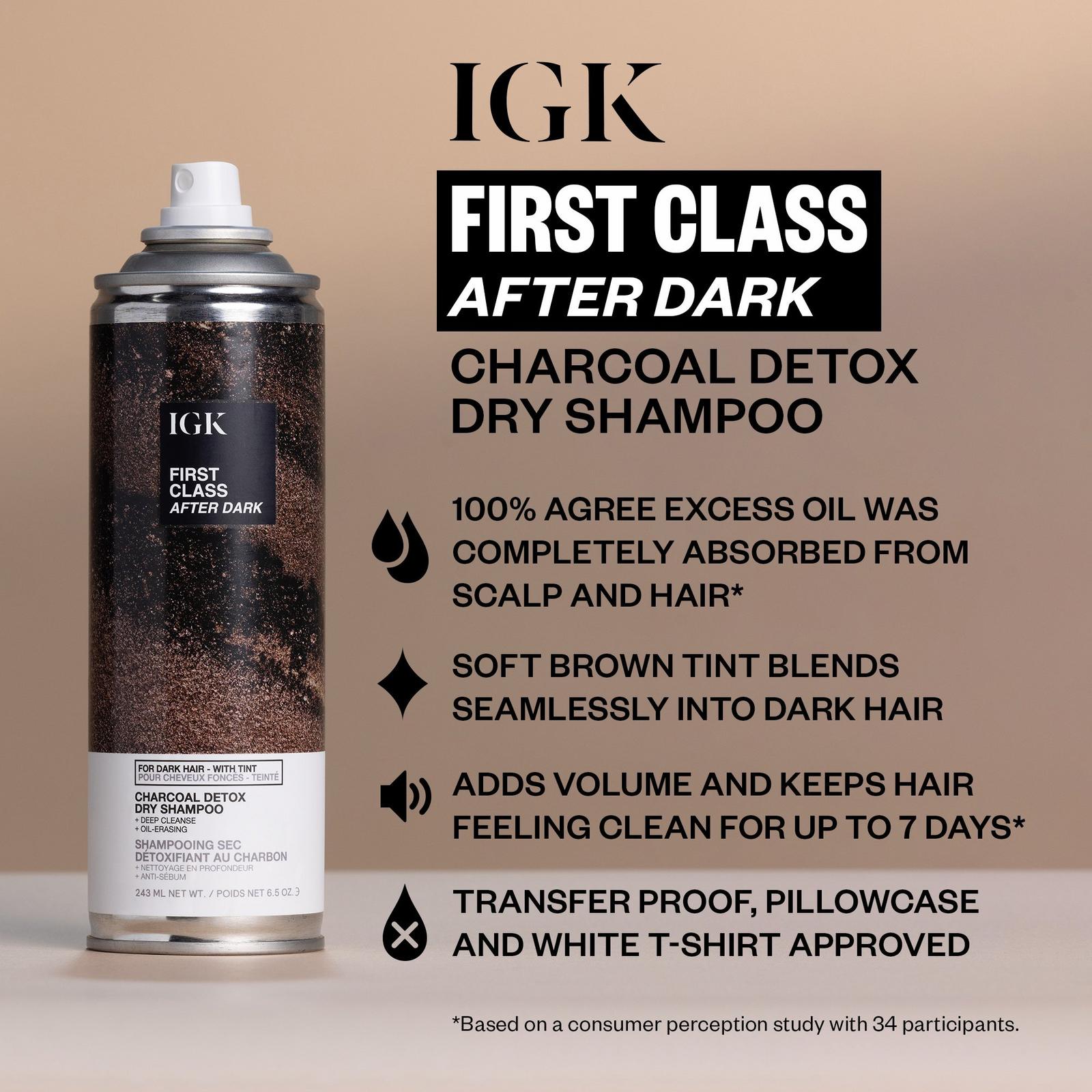 IGK First Class After Dark Charcoal Detox Dry Shampoo