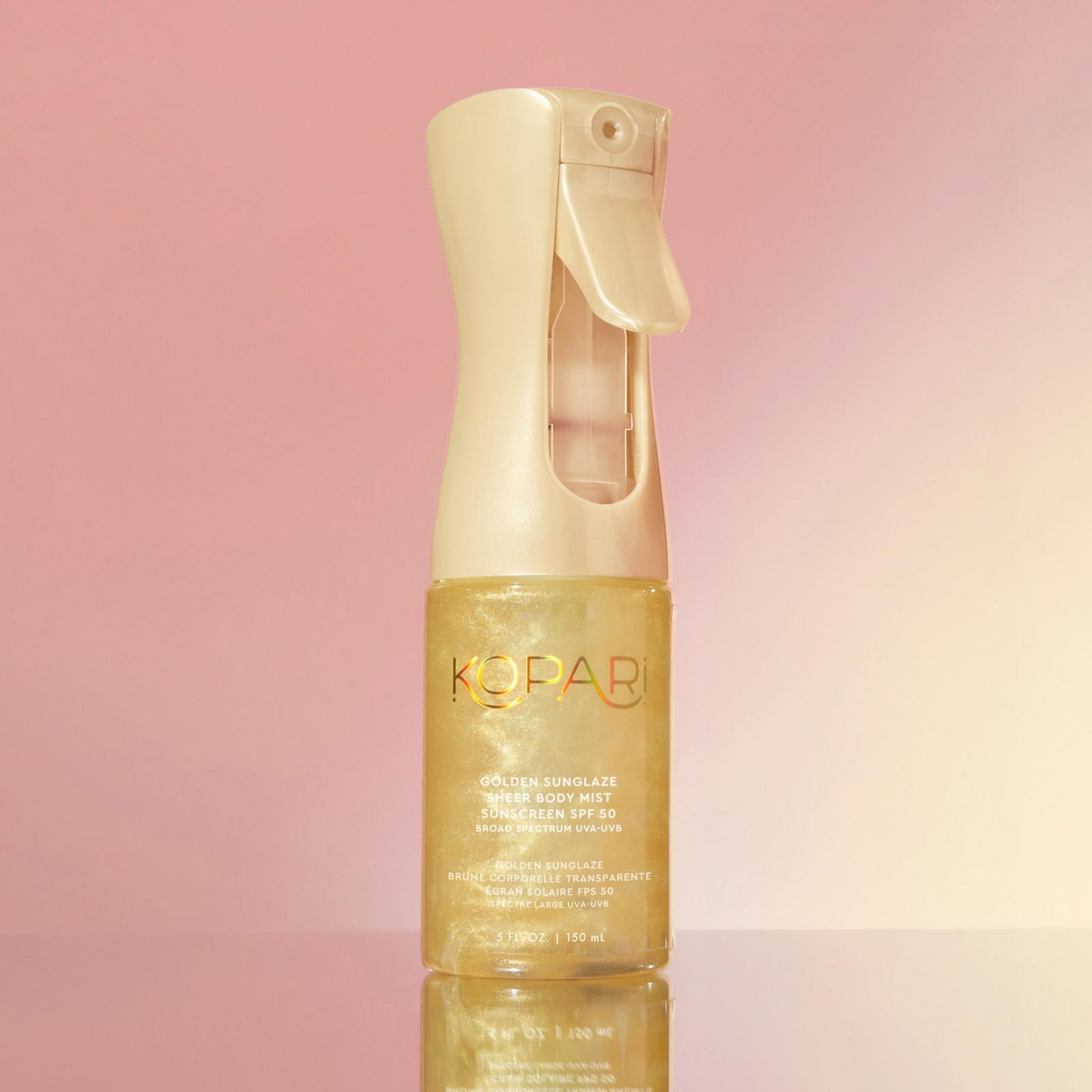 Golden Sunglaze Sheer Body Mist Sunscreen SPF 50