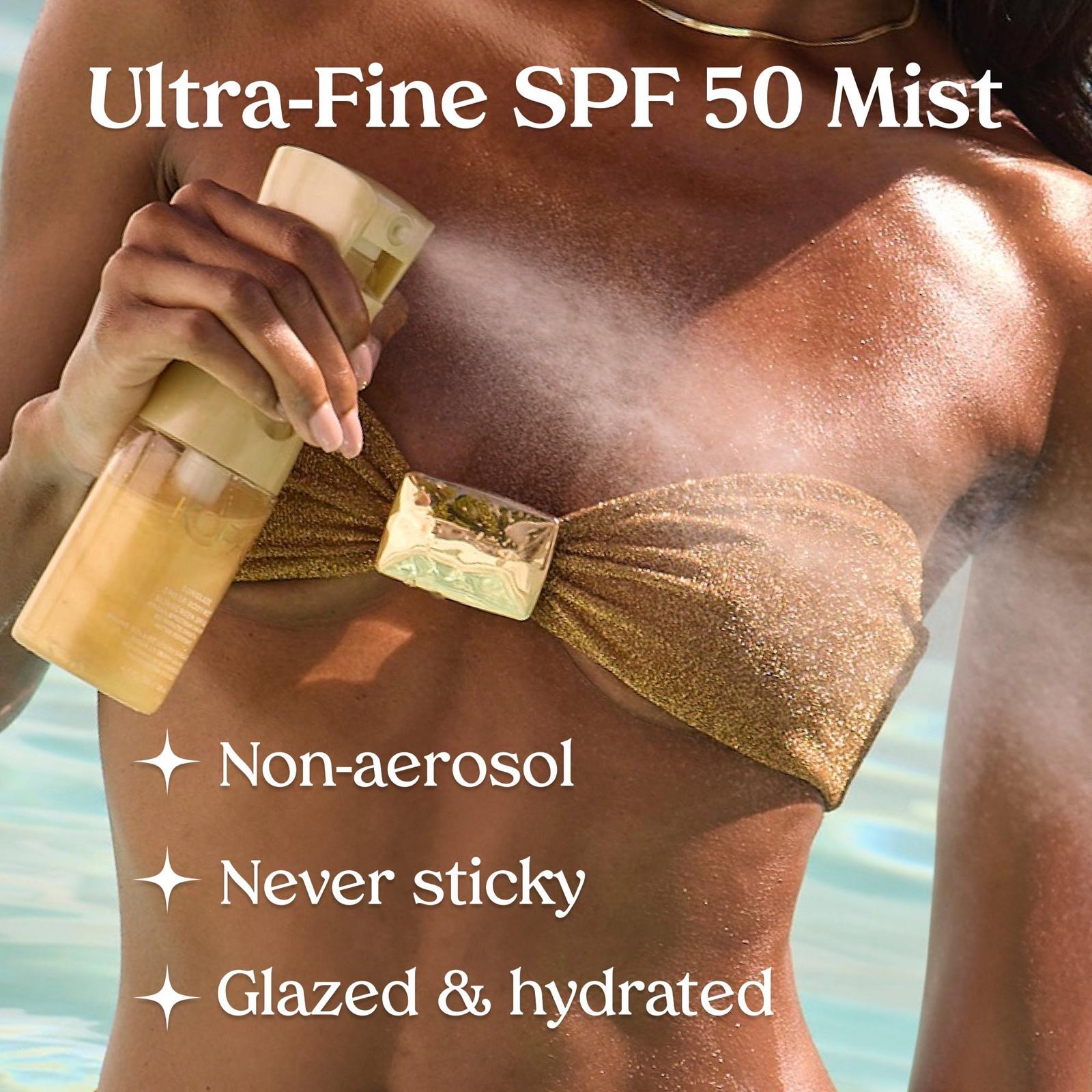 Golden Sunglaze Sheer Body Mist Sunscreen SPF 50