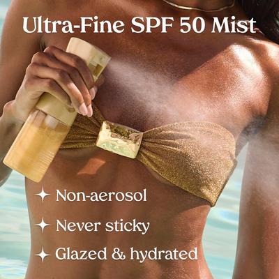 Golden Sunglaze Sheer Body Mist Sunscreen SPF 50