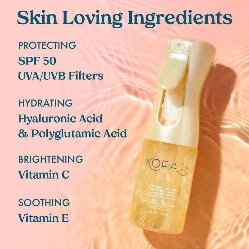 Kopari Beauty - Golden Sunglaze Sheer Body Mist Sunscreen SPF 50
