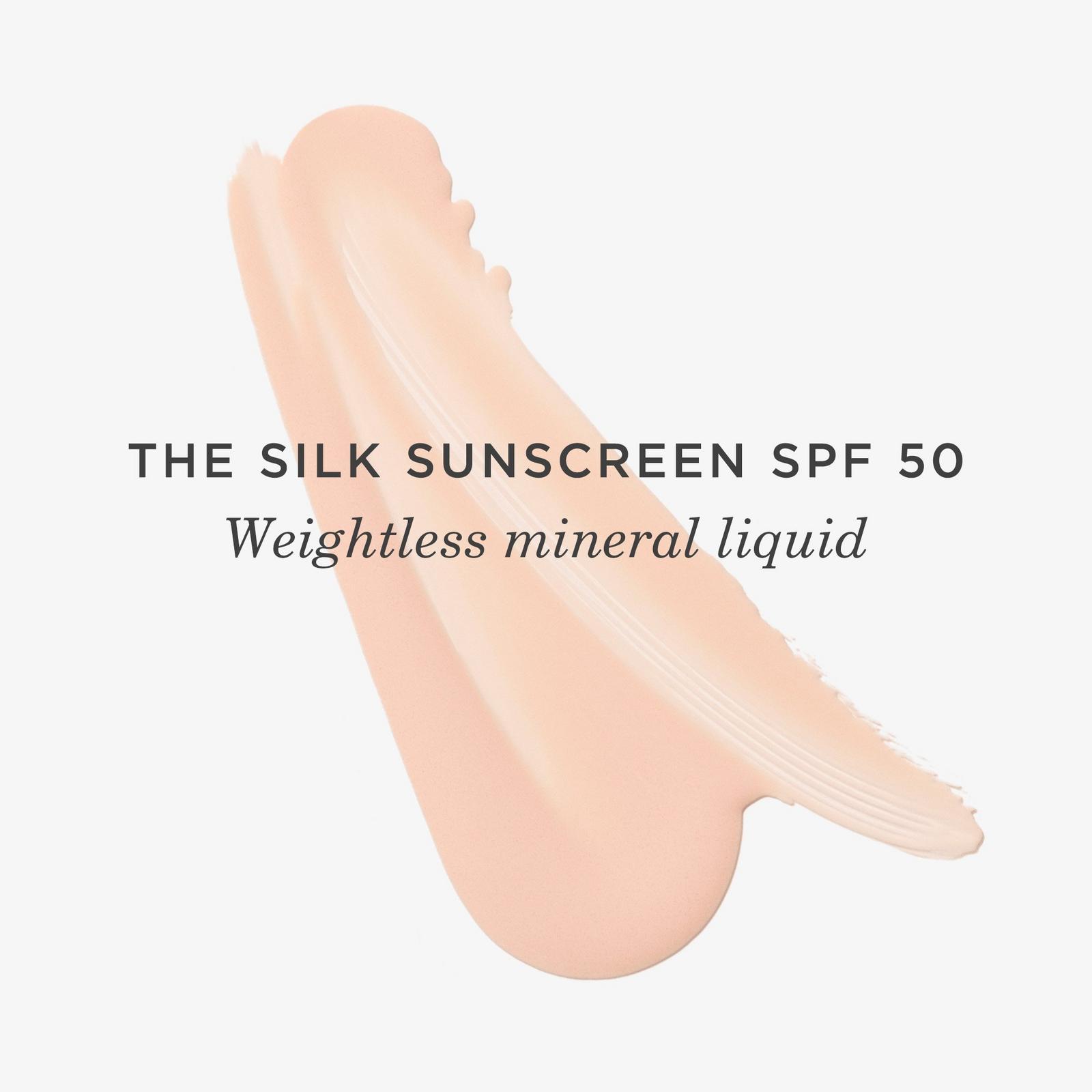 The Silk Sunscreen SPF 50 Weightless Mineral Sunscreen