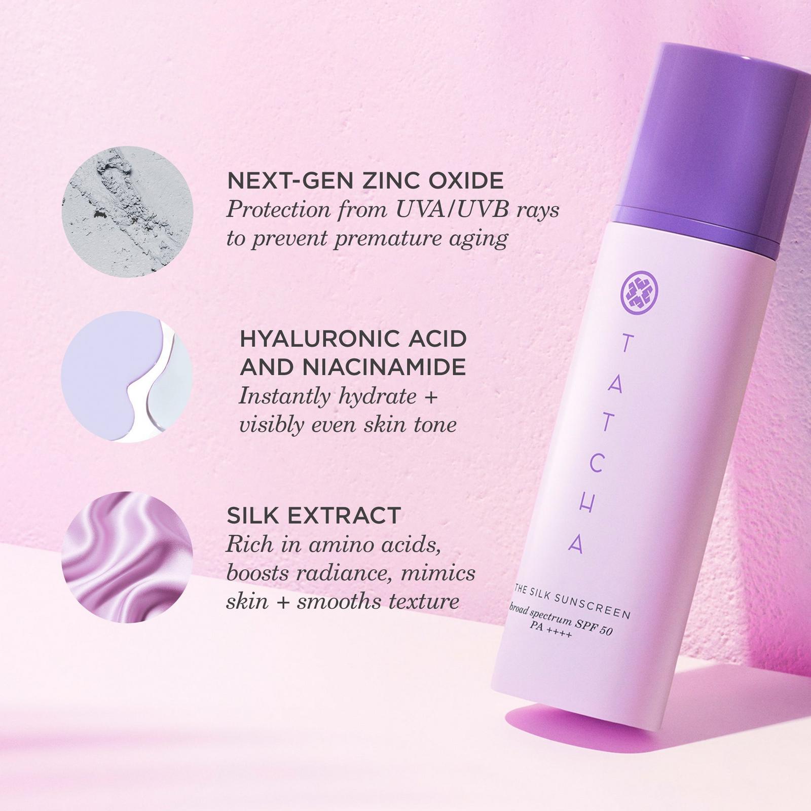 The Silk Sunscreen SPF 50 Weightless Mineral Sunscreen