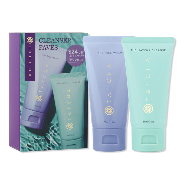 TATCHA Cleanser Favorites: Rice Wash & Matcha Cleanser Value Set #1