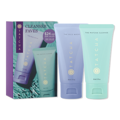 TATCHA Cleanser Favorites: Rice Wash & Matcha Cleanser Value Set