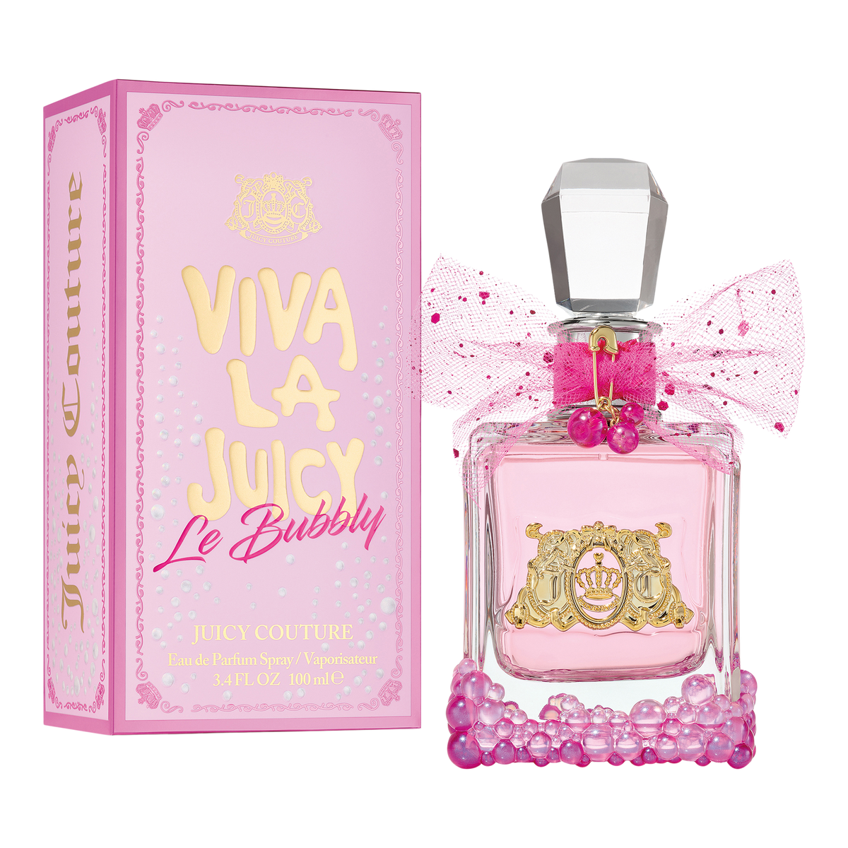 NEW Juicy Couture factory Viva La Juicy Le Bubbly Perfume Gift Set 3.4 parfum spray HTF