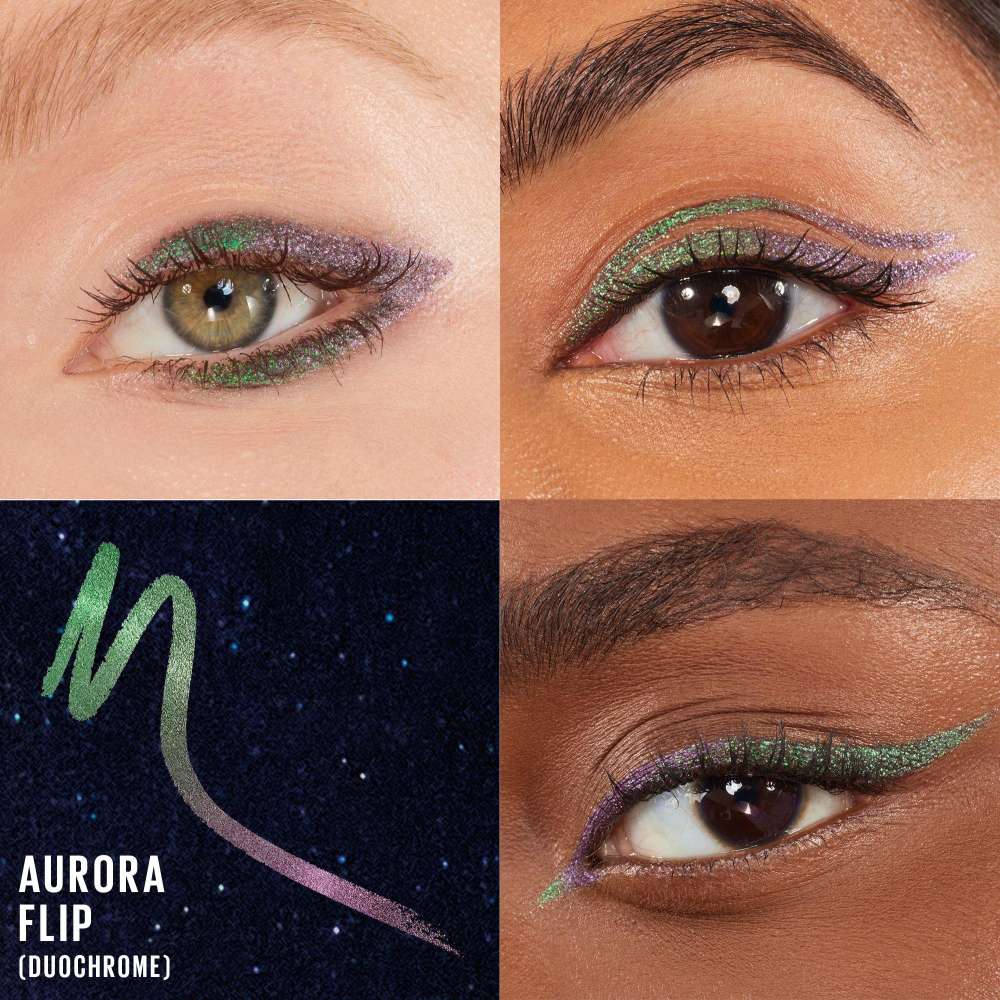 Гелевый карандаш для глаз с точилкой Maybelline Tattoo Studio, цвет: Aurora Flip — фото 3