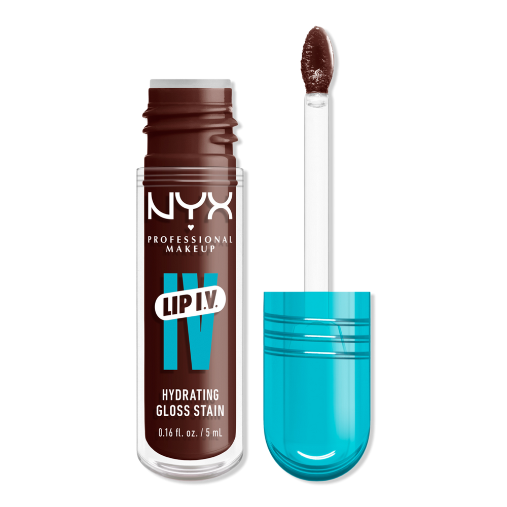 Nyx Professional Makeup Lip Iv Hydrating Gloss Stain - Mocha Me Wet