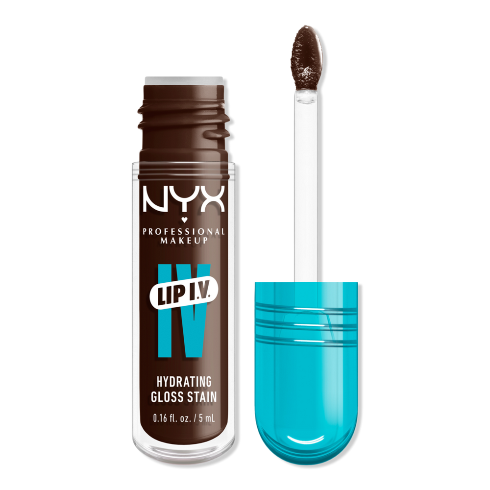 Nyx Professional Makeup Lip Iv Hydrating Gloss Stain - Espresso Soak