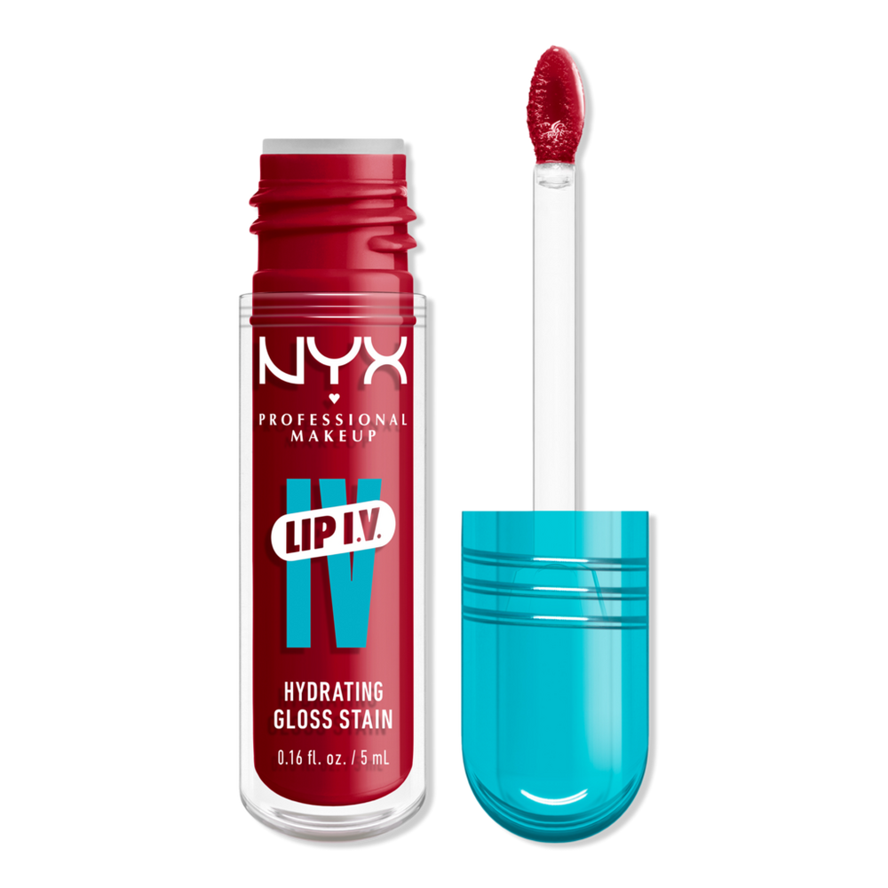 Nyx Professional Makeup Lip Iv Hydrating Gloss Stain - Redy Set Wet