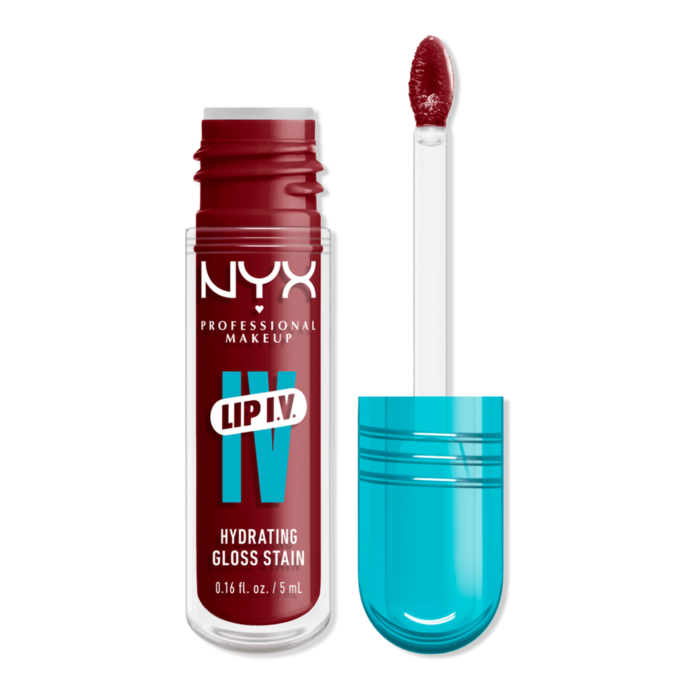 Nyx Professional Makeup Lip Iv Hydrating Gloss Stain - Cranberry Splash
