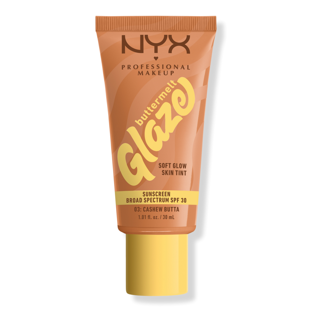Nyx Professional Makeup Buttermelt Glaze Skin Tint Spf 30 - Cashew Butta
