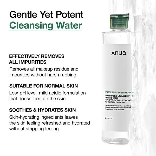 ANUA Heartleaf Low pH Deep Cleansing Water #3