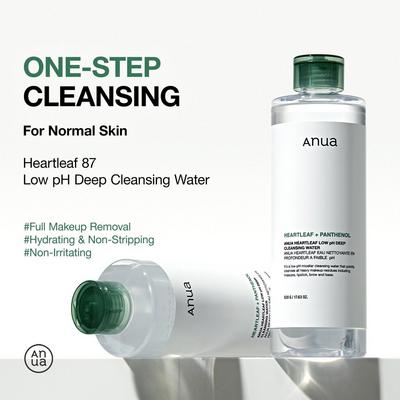 Heartleaf Low pH Deep Cleansing Water