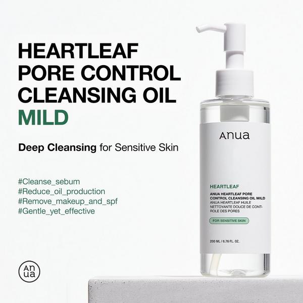 ANUA Heartleaf Pore Control Cleansing Oil Mild #3
