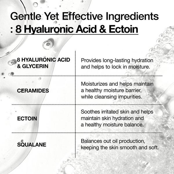 ANUA 8 Hyaluronic Acid Moisturizing Gentle Gel Cleanser #6