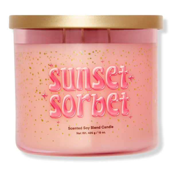 ULTA Beauty Collection Sunset Sorbet 3-Wick Scented Candle #1