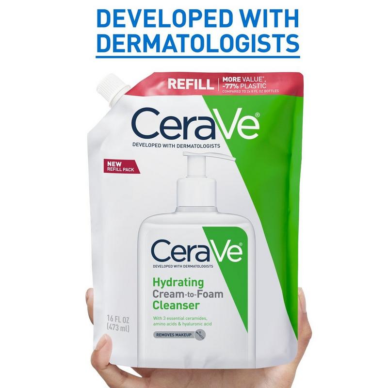 CeraVe - 16.0 oz (Refill) Hydrating Cream-to-Foam Cleanser | Ulta